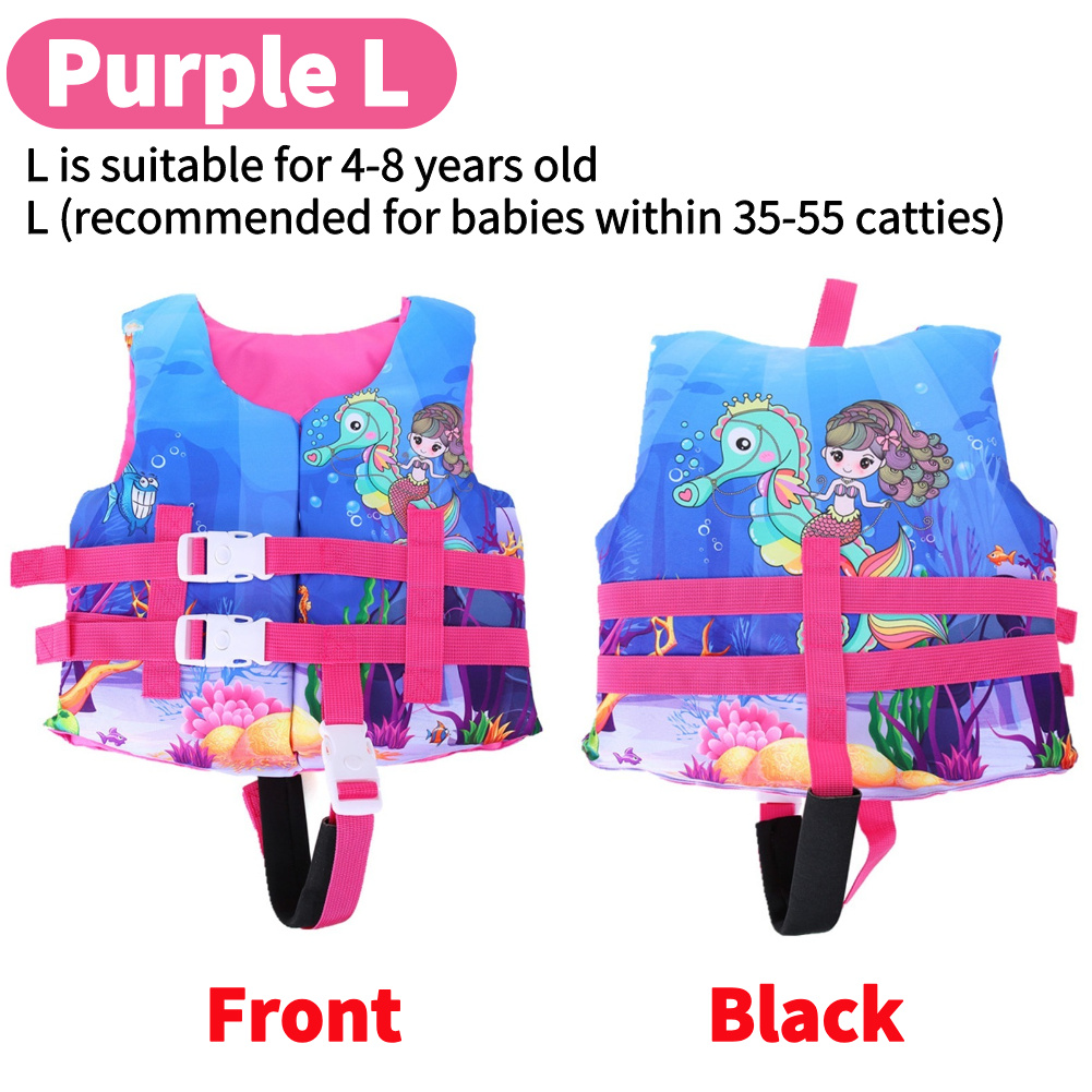 Water Sports Life Vest with Safe Lock & Zipper Safety Life Jacket Wear Resist Floating Power Jacket Swimming Pool Accessories: WHITE