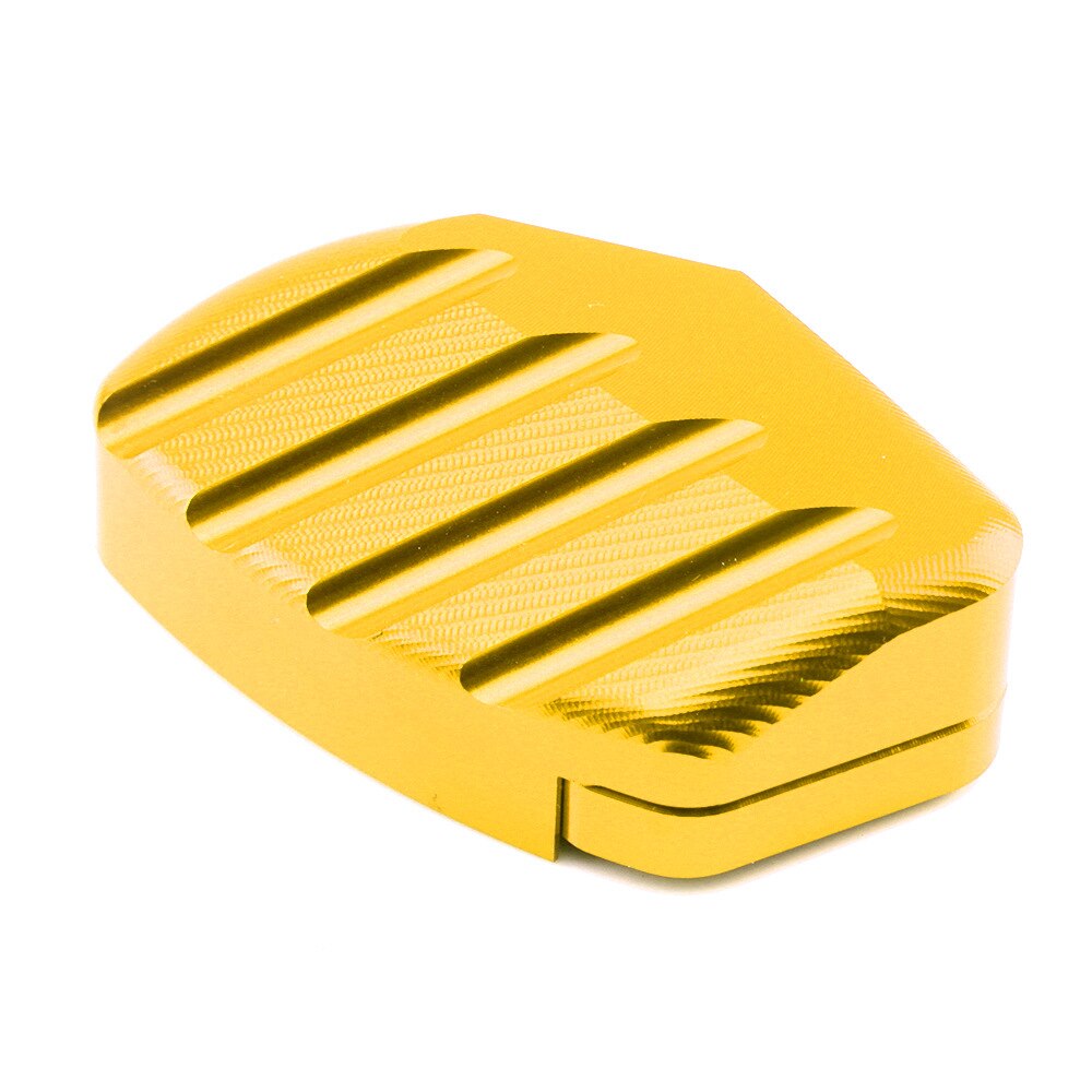 For Honda Forza 300 CNC Anti-Slip Side Stand Kickstand Enlarger Pad Decorative Cover Forza300 Motorcycle Accessories: Gold