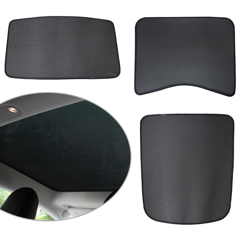 Car Retractable Windshield For Tesla Model 3 Car Window Cover Sunshade Curtain UV Protection Shield Curtain Auto Sun Shade
