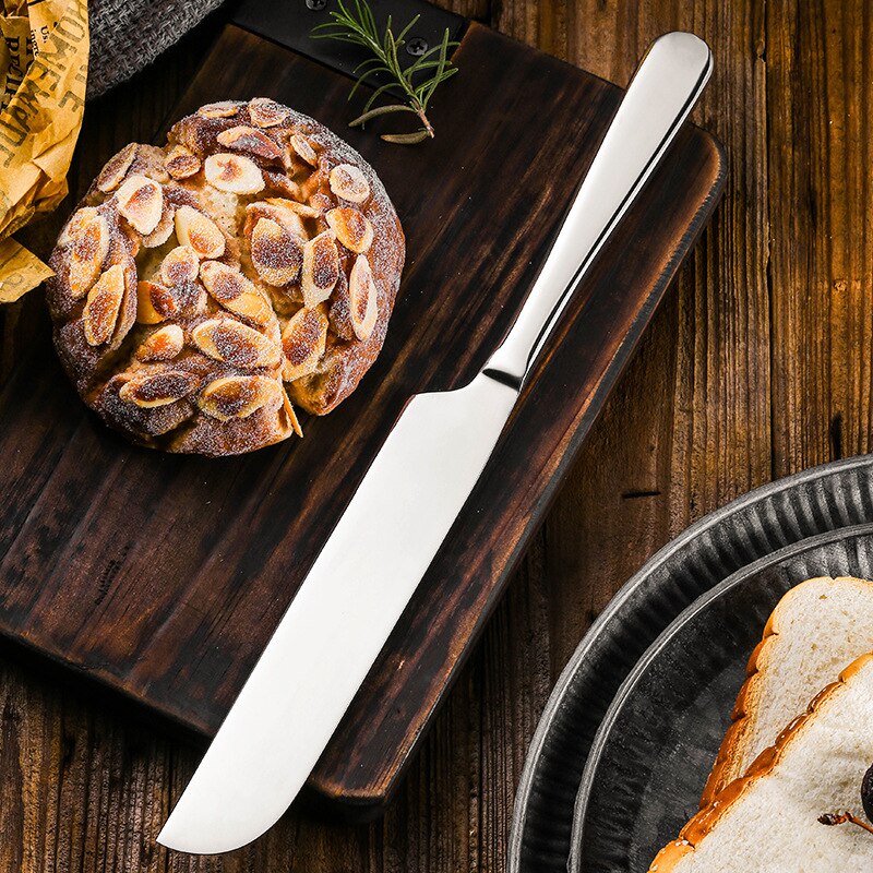 420 rustfrit stål western food steak kage smør kniv toast hamburg skive multifunktion frugt grøntsag kniv