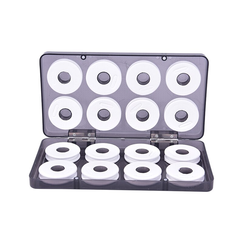 , 8/16 uds, placa de bobinado de espuma, sedal de alambre, carretes de bobina, aparejos, caja de: gray 16pcs