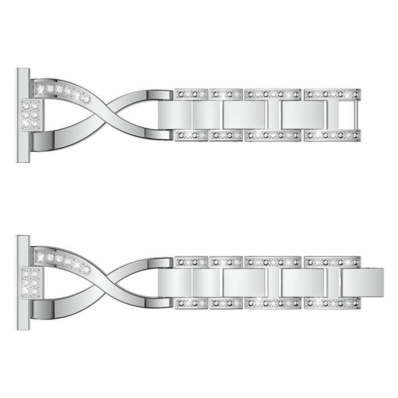 Metal Watch Band for Fitbit Versa 2 - Alloy Strap Wristband - Smartwatch Replacement Bracelet