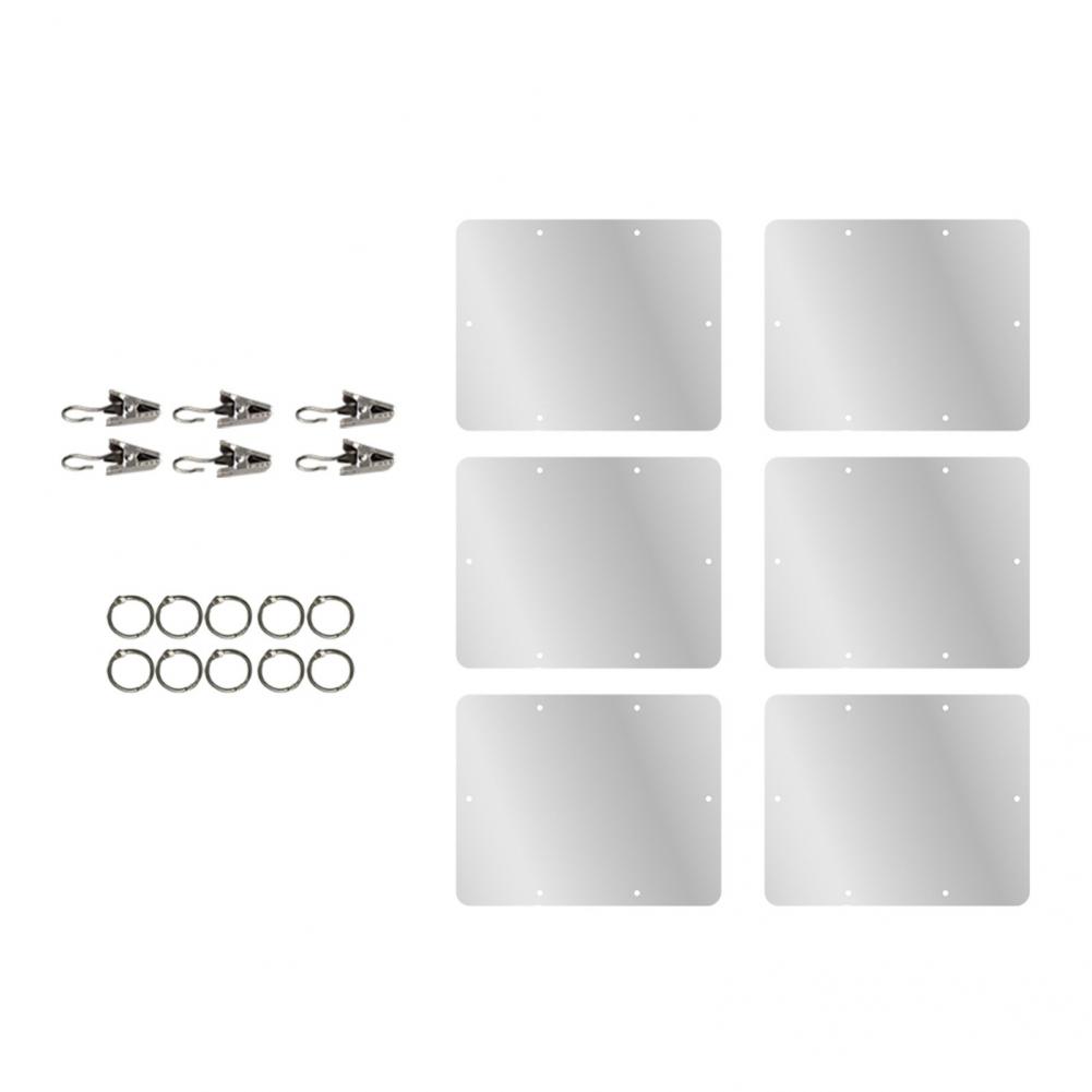 1 Set Heat Focusing Reflector Convenient Sturdy Detachable Heat Reflector Panel Durable Anti-rust Heater Deflector