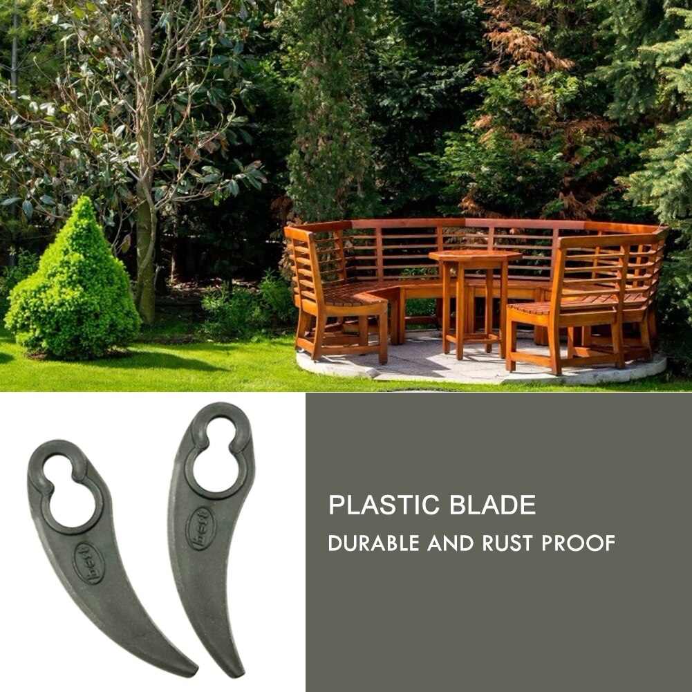 Halbmond Kürbis Kunststoff Trimmer Klinge Kleine Garten Rasenmäihr Ersatz Teile Leicht Durchführung Teil Umweltfreundliche Werkzeug