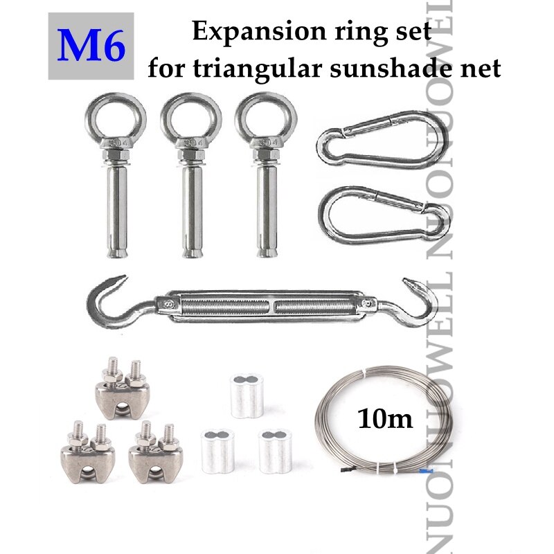 Beautiful Yellow Color Sunshade Sail Garden Patio Waterproof Awning Outdoor Camping Tent Cloth Swimming Pool Triangle Shade Sail: M6 Set A