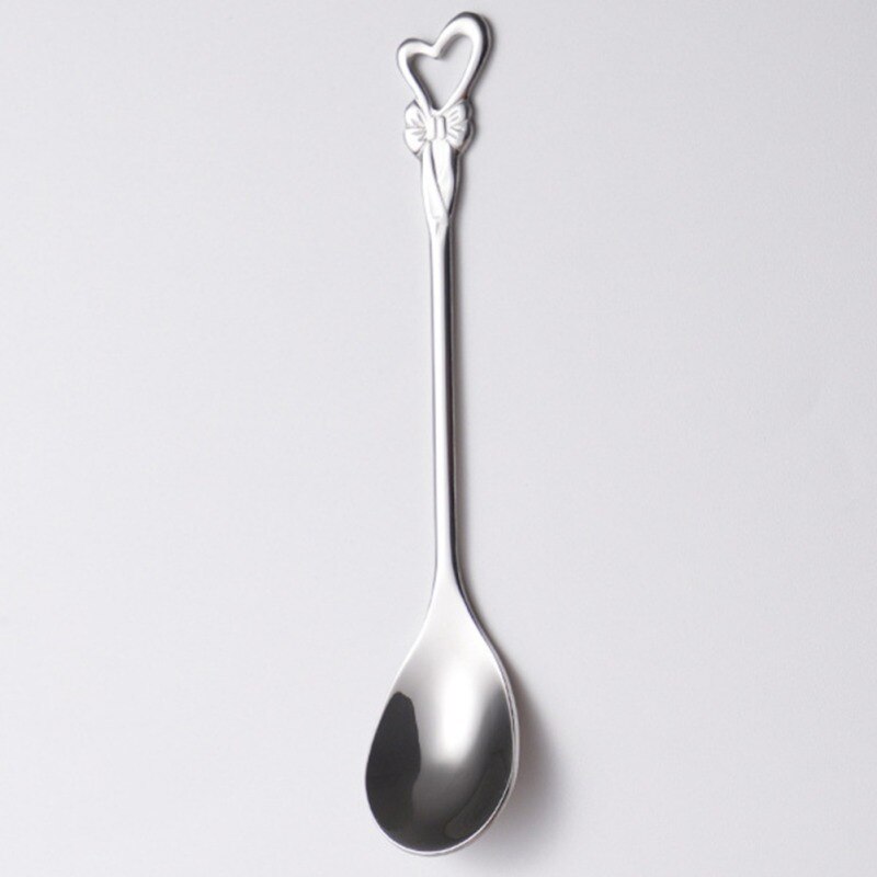 Tea Coffee Mixing Spoon Gold Spoon Long Handle Dessert Stainless Steel Vintage Teaspoons Drink Tableware Unique Shape: C
