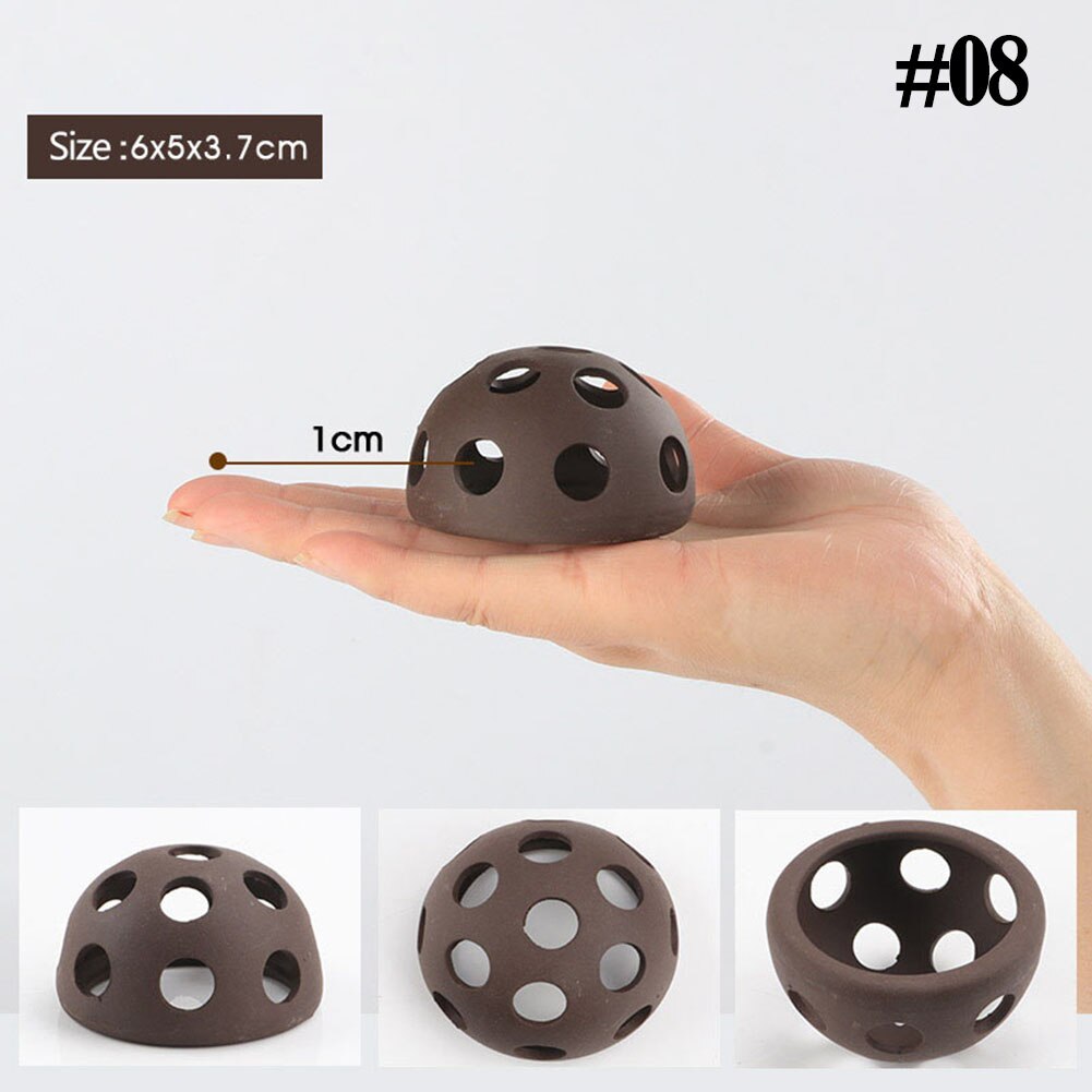 1PC Fish Tank Decor Ideas Micro Landscape Decor Fish Hiding Cave Shrimp Dodge House Resin Ornament Aquarium Landscaping: 08