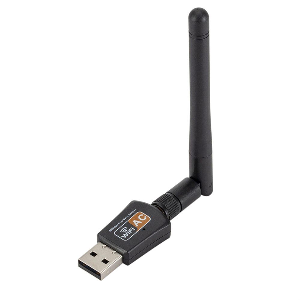 Usb-wlan-adapter 802.11b/ g/n antenne 600 mbit/s usb 2.0 wireless-empfänger-dongle netzwerkkarte für tv-box laptop-wlan: Default Title