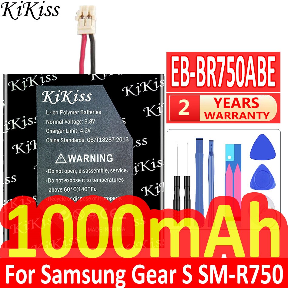 Batterij Voor Samsung Gear S4 S3 S2 S 46Mm 42Mm Frontier Klassieke 3G SM-R800 SM-R810 R805 R760 r765 R732 BR720 R600 R730 R750 Horloge: EB-BR750ABE