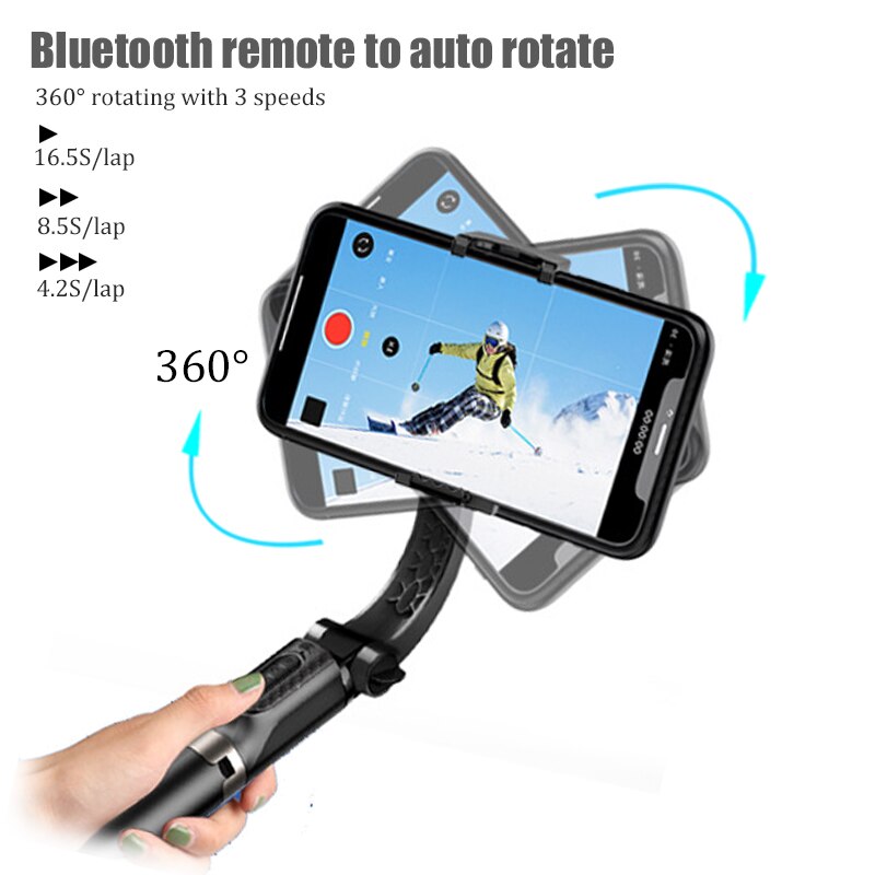 Bfollow Vlog Anti Shake Stabilizer Bluetooth Remote 360 Rotatie Selfie Stick Voor Mobiele Telefoon Camera Iphone Handheld Gimbal