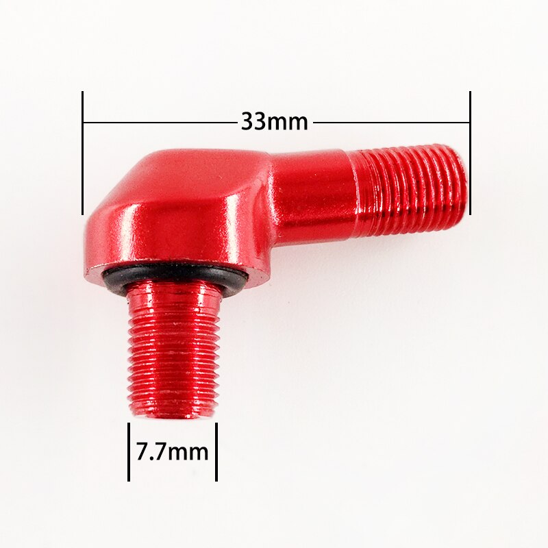 10 stücke Motorrad Reifen Ventil Vorbauten 8,3mm Aluminium Klemme-in schlauchlos Ventile für Motorrad Legierung Reifen Ventil Vorbauten zubehör