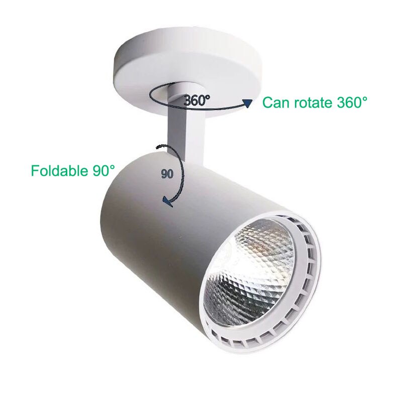 Led Spotlight Downlight 7 W 10w15w 20 W 30 W Opbouw Cob Plafondlamp Spotlight Kan Worden Gedraaid Kleding winkel Showroom