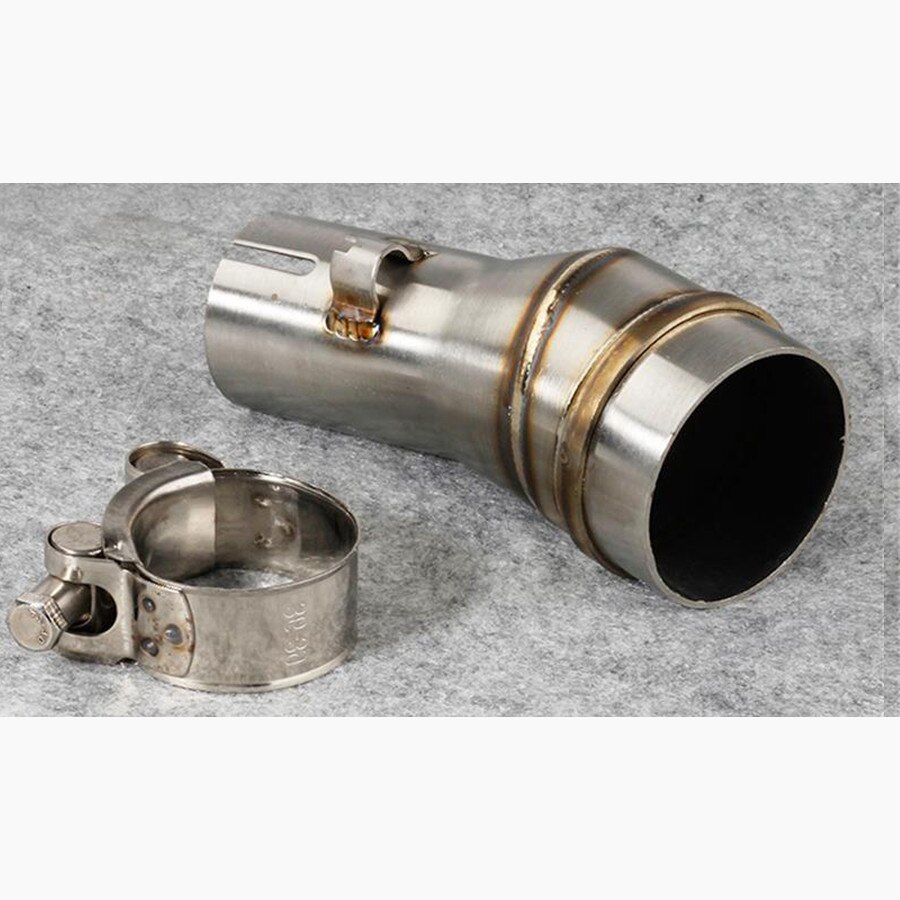 Motorcycle Exhaust Pipe Converter Connector Interface Welding Connector Adapter Muffler link pipe 50.5mm to 35.5mm
