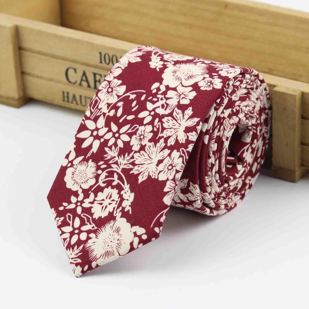 Blommig slips för män casual diamant konstgjord bomull blomma löjrom fluga paisley smala slipsar män liten halsband: 10