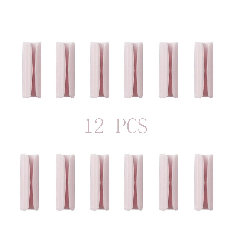 12 Stuks Laken Clips Plastic Antislip Klem Quilt Bed Cover Grijpers Fasteners Matras Houder Voor Lakens Thuis Kleding peg: Pink 12PCS