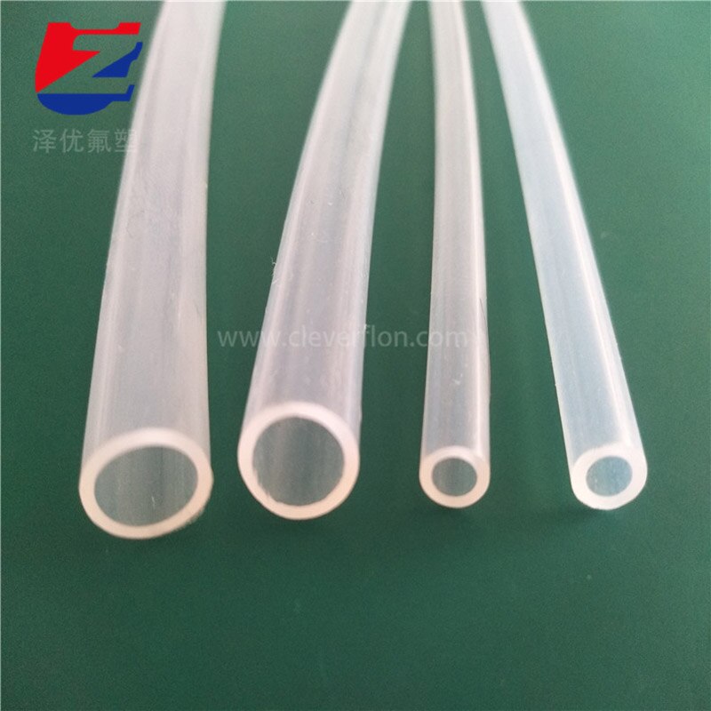 6*8mm high transparent PFA insulated tube high temperature 255 degree resistance anti corrosion