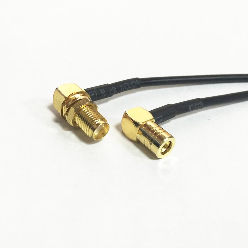 Bingfu Rallonge Antenne WiFi Fenêtre 30cm Câble Coaxial RP-SMA Mâle à Femelle Douille De Fenêtre De Câble Plat LoRa Pour Antenne WLAN Mineur Helium LoRa, 1 Paquet - 4