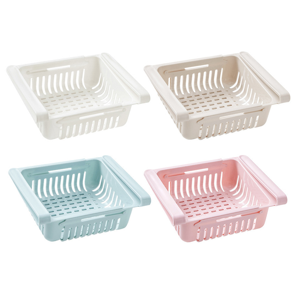 Fridge Organizer Storage Box Refrigerator Drawer Plastic Storage Container Shelf Fruit Egg Food Storage Box Kitchen Accessories#