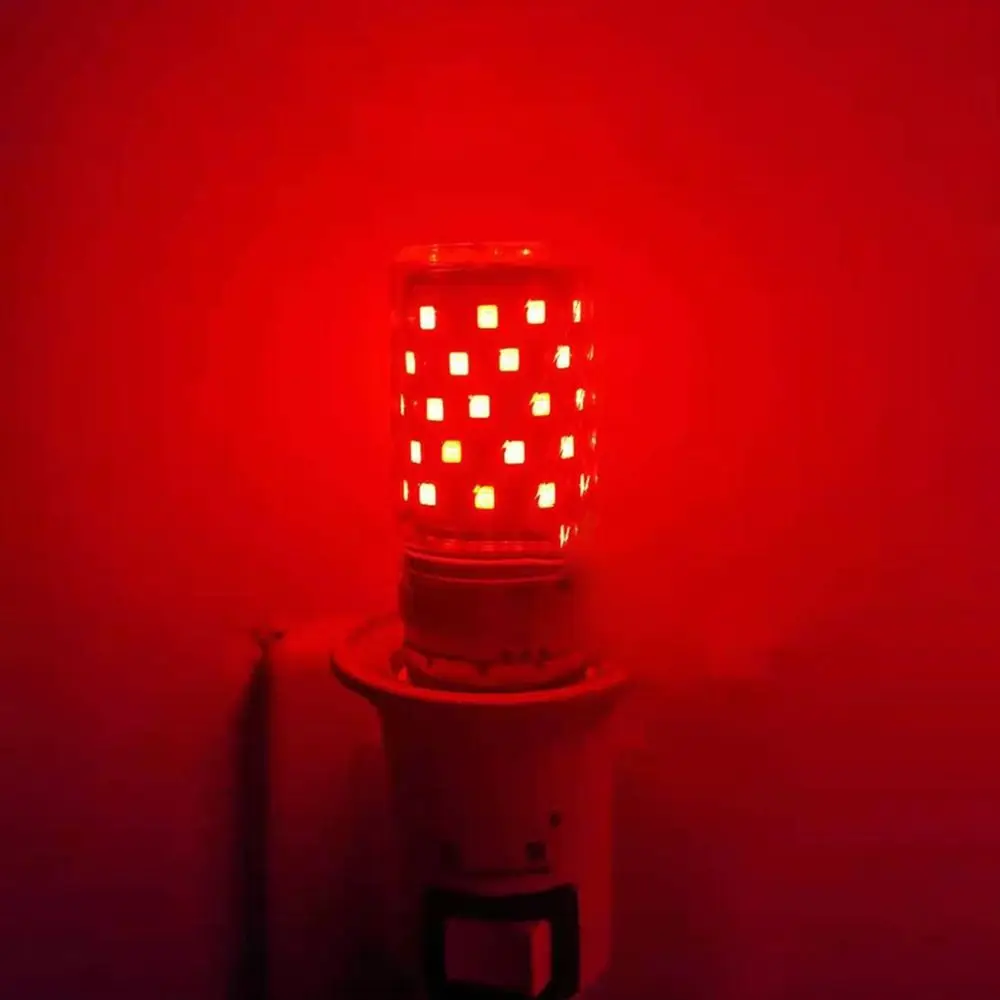 E14 E27 LED-Mais-Glühbirnen mit Schraubsockel, bunt, 85–265 V, bunte LED-Lampe, Aluminium, kein Flimmern, Maislampe, Heimdekoration