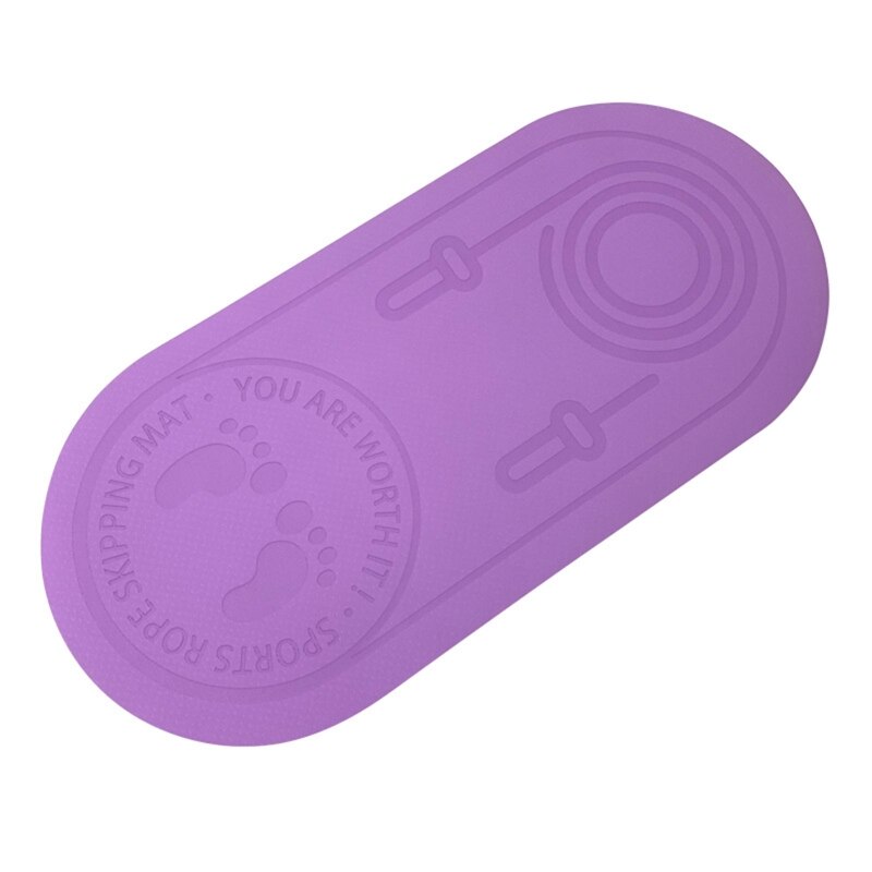 Rope Skipping Oefening Workout Mat Dikker Jump String Antislip Textuur Yoga Pad
