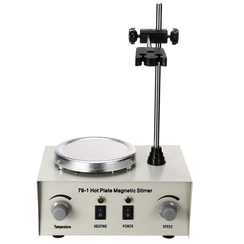 Heating netic Stirrer Lab Mixer Machine 1000Ml Plate netic Stirrer Lab Dual Control Mixer for Stirring EU Plug