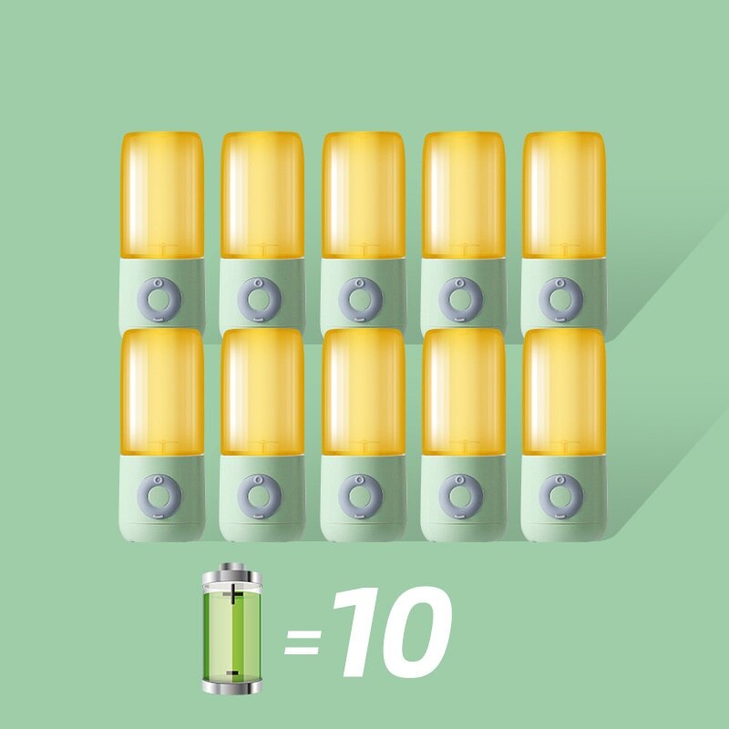 500Ml Elektrische Juicer Draagbare Smoothie Blender 6 Mes Mini Blenders Usb Draadloze Oplaadbare Mixer Sapcentrifuge Cup Voor Reizen