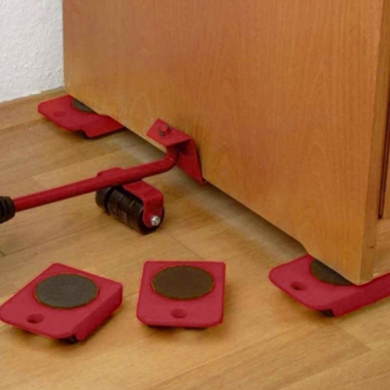 Flyttar möbelverktyg transportväxel flyttande hjul slider remover roller tung dorp