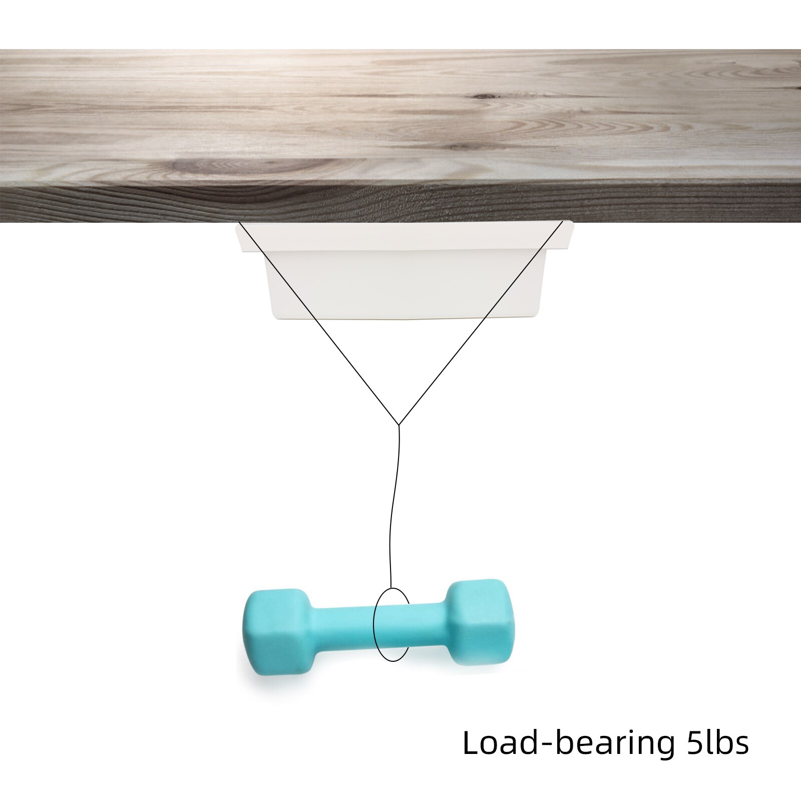 Under Desk Organizer Drawer Adhesive Storage Box Desktop Organizer Office Desk Student Stationery Box Invisible Drawer Organizer