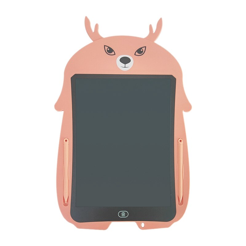 Cartoons LCD Writing Board 12 Inch Color Erasable Electronic Doodle Board for Kids 3 4 5 6 Years Old Girls Boys: Brown