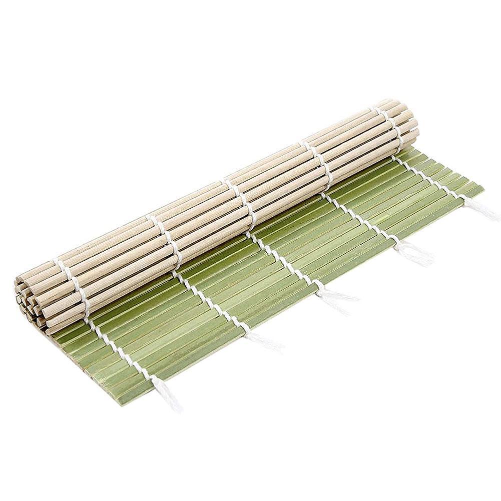 Esterilla de bambú para Sushi, herramienta de fabricante de rodillo de arroz, Onigiri, utensilios de cocina japoneses, 1 ud.