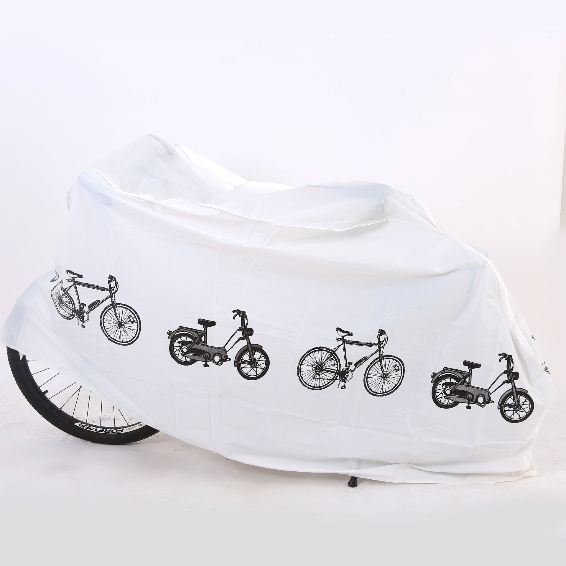 Waterproof Bike Protector Outdoor UV Protection Anti-oxidation Rainproof MTB Mountain Road Bike Accessories: white