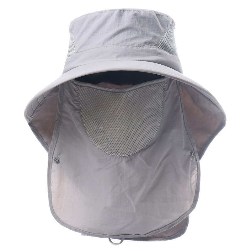 CAMOLAND Women Men Waterproof Bucket Hats With Neck Flap Summer UV Protection Sun Hat Male Breathable Fishing Hiking Caps