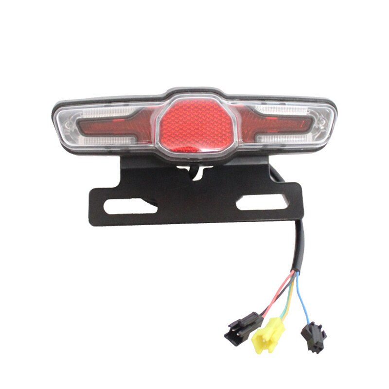 Elektrische Fiets Koplamp Hoorn Achterlicht 12 V-80 V 12W Led Schakelaar Assemblage Fietsen Multifunctionele Ultra Heldere achterlicht