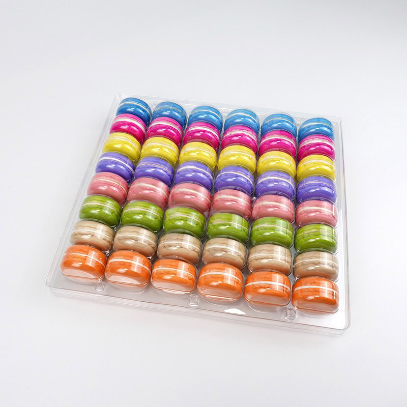 Transhome cupcake teline 48 reikää 3 kpl/setti macaron box pakkaus macarons esittelyteline/tarjotin hääkoristelu syntymäpäiväjuhlat