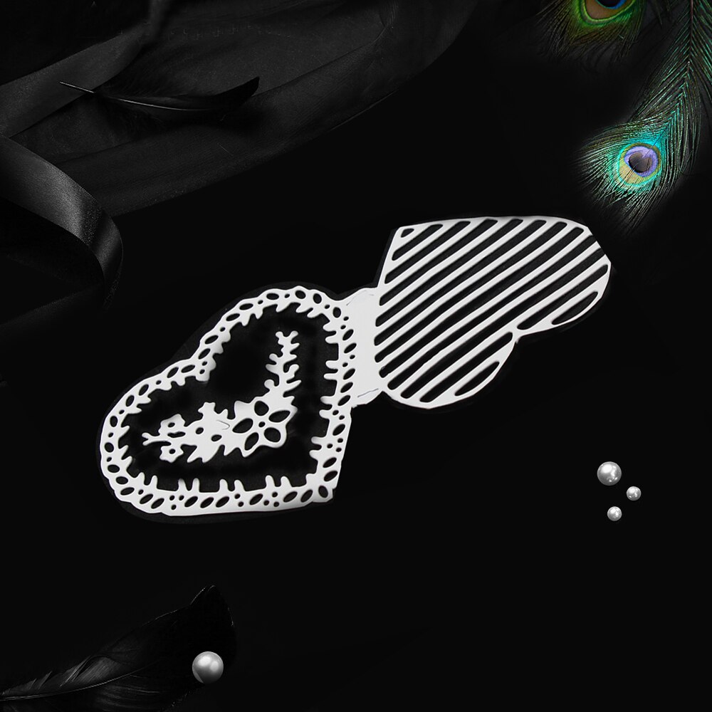 Warstwy miłości wykrojniki robić metalu serce z kwiatkiem umiera Scrapbooking na tworzenie kartek DIY rękodzieło umierać szablon robić wycinania