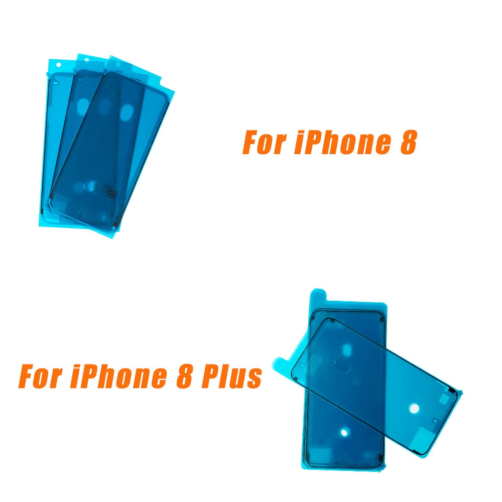 1 Uds pegatina impermeable de para iPhone X XS MAX XR 6 6s 7 8 plus LCD cinta para pantalla 3M pegamento adhesivo piezas de reparación