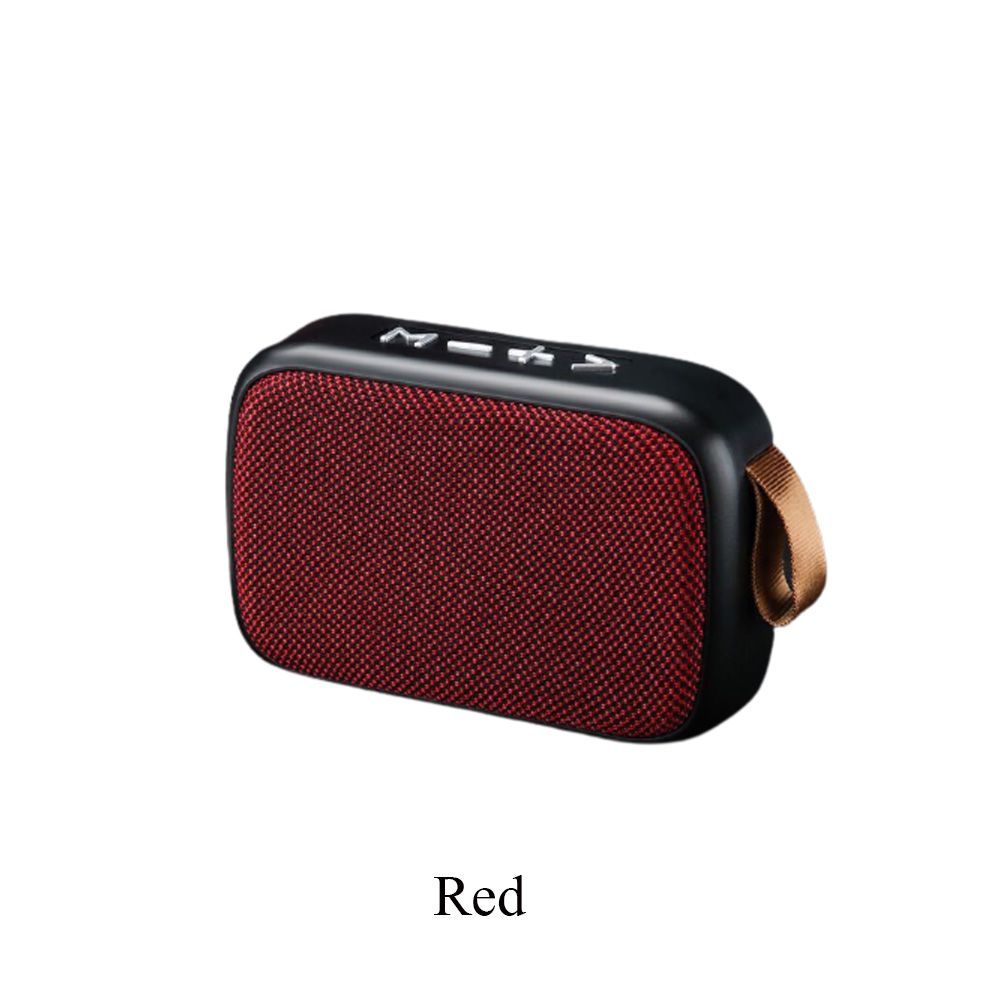 Outdoor Draadloze Mini Usb Bluetooth Speaker Speaker Sound Box Radio Speaker: red