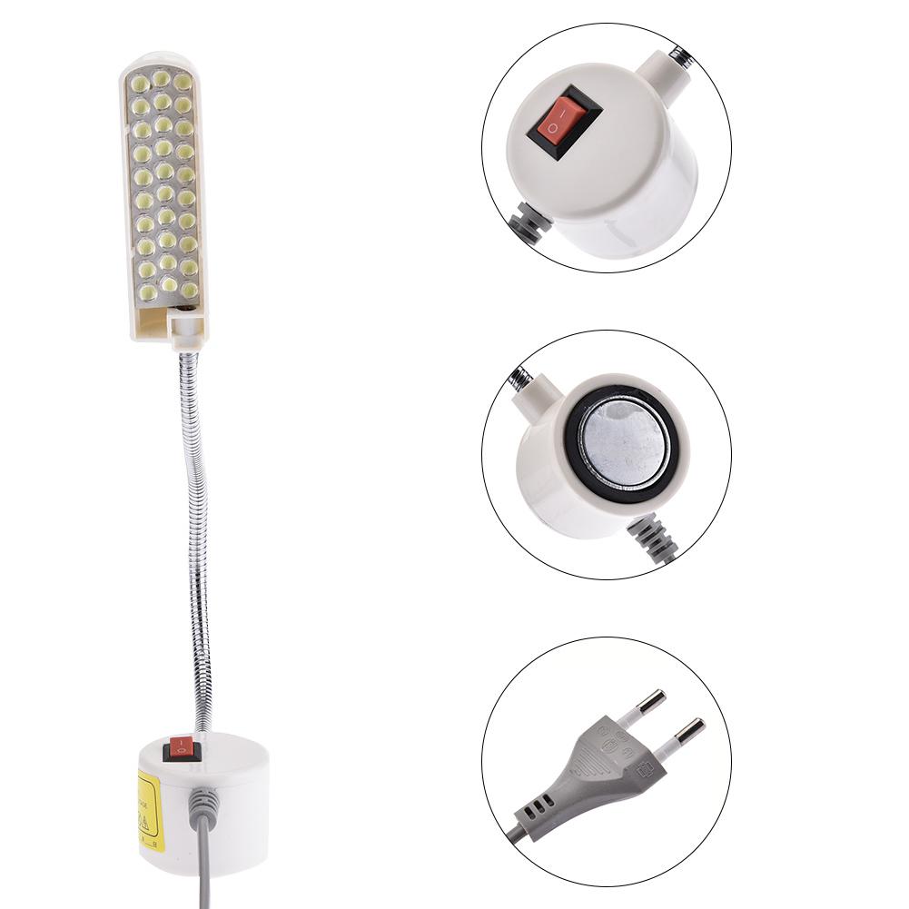 Nyeste 12/20/30 led bærbare symaskine lys led lys magnetisk montering base svanehals lampe til al symaskine belysning