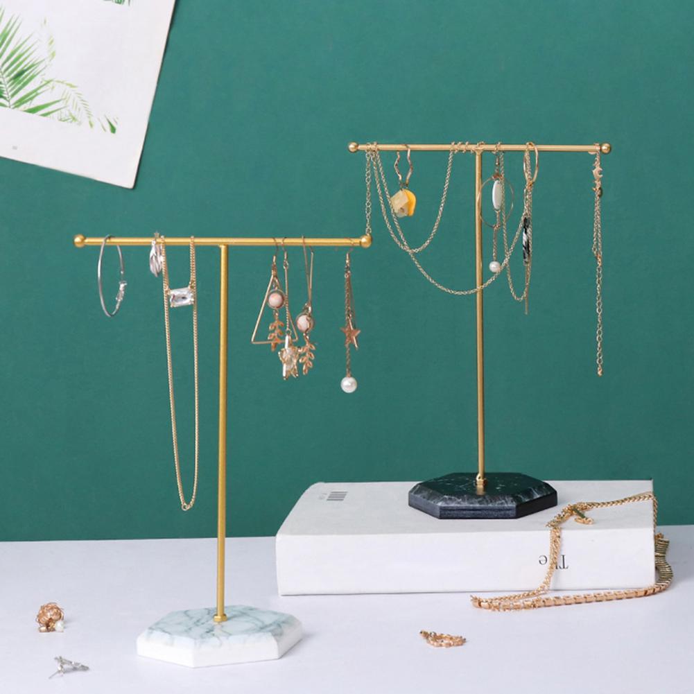 IJzeren sieradenhouder Europese stijl grote capaciteit decoratieve ketting oorbel opbergplank voor