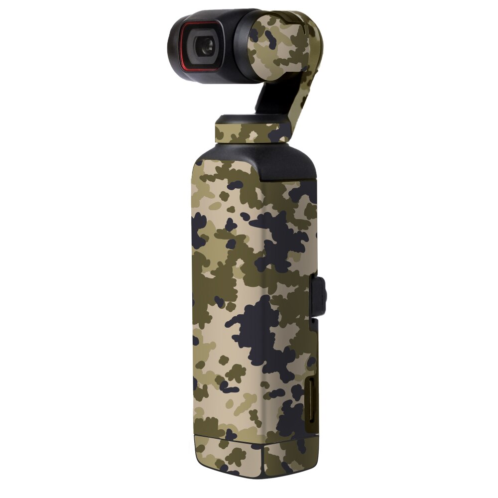 For DJI Pocket 2 PVC Stickers Protective Skin Film Scratch-proof Decals Accessories for DJI Pocket 2 Handheld Gimbal Camera: Red