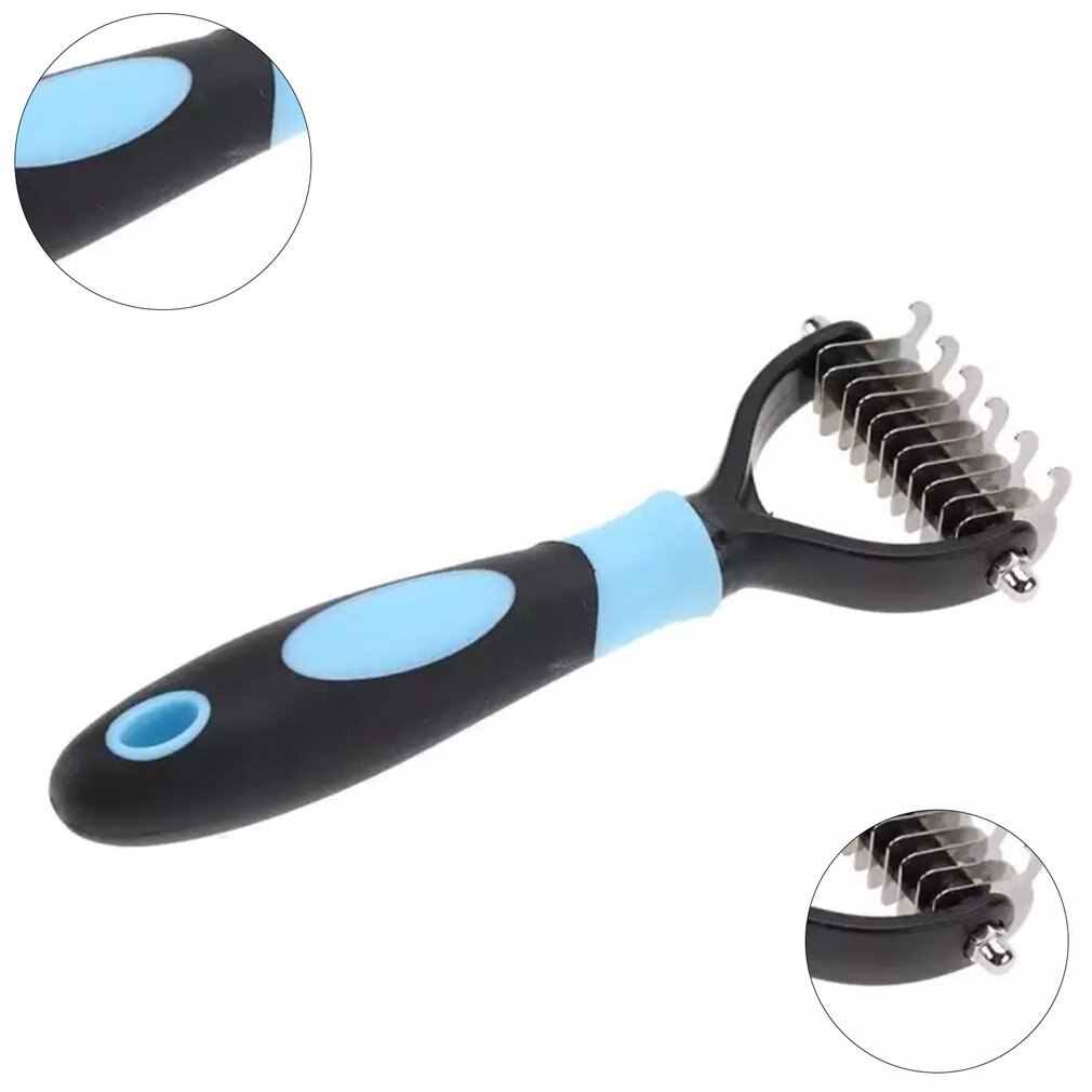 2 Zijdig Professionele Knoop Kam Borstel Ontharing Kammen Hond Borstel Hond Kam Hond Schoonmaken Grooming Tool