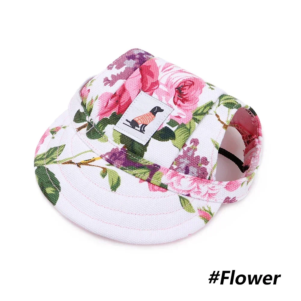 Pet Dog Baseball Cap Hat with Neck Strap Adjustable Comfortable Ear Holes for Small Medium Large Dogs in Ourdoor Sun Protection: M / Light Grey