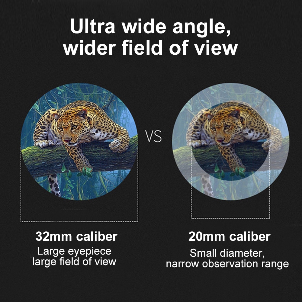 4k 10-300x 40mm bärbart zoommonokulärt teleskopstelefon bärbart zoommonokulärt teleskop+stativ+klippmobiltelefonlins