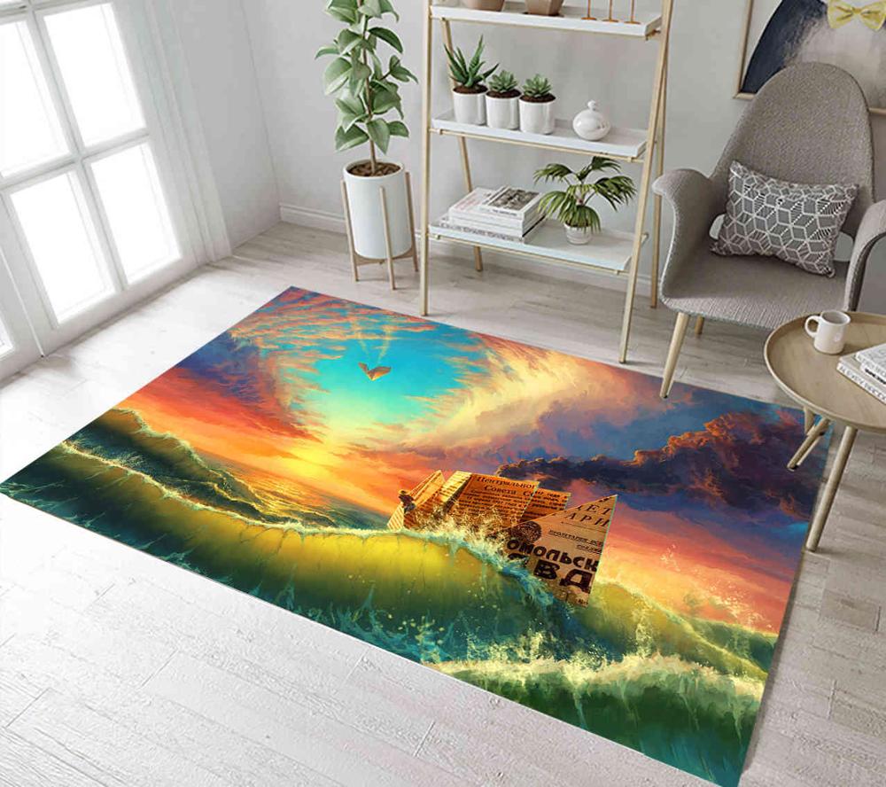 Sjove vinylplader tæpper og tæpper til børn baby hjem stue skridsikker soveværelse gang yoga køkken dør gulv bademåtter: Fdd 2645 / 150cm w  x 100cm l