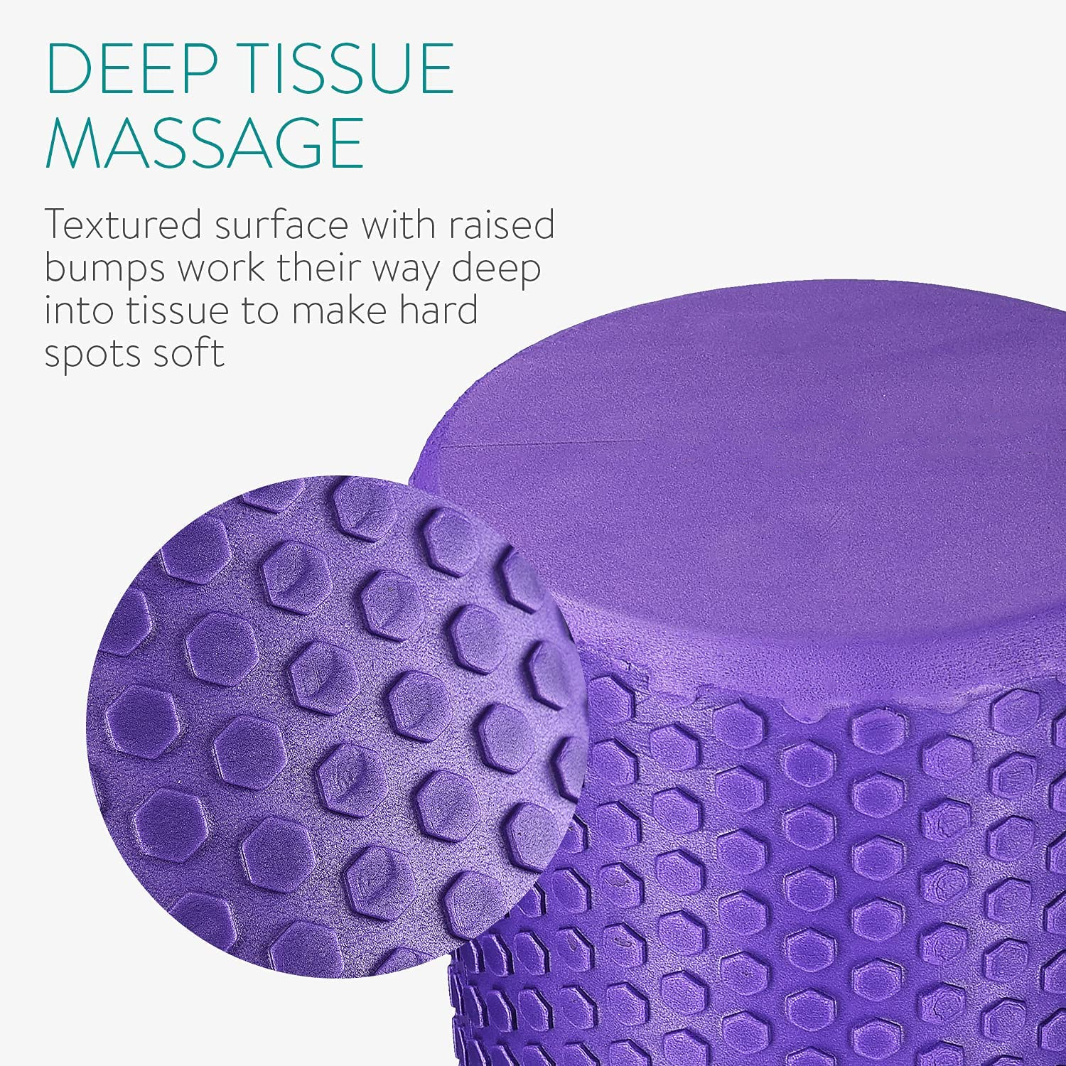 (Color aleatorio enviado) Mini rodillo de espuma para Yoga, rodillo de masaje EVA para Pilates, Fitness, gimnasio, columna de masaje muscular, herramienta de automasaje