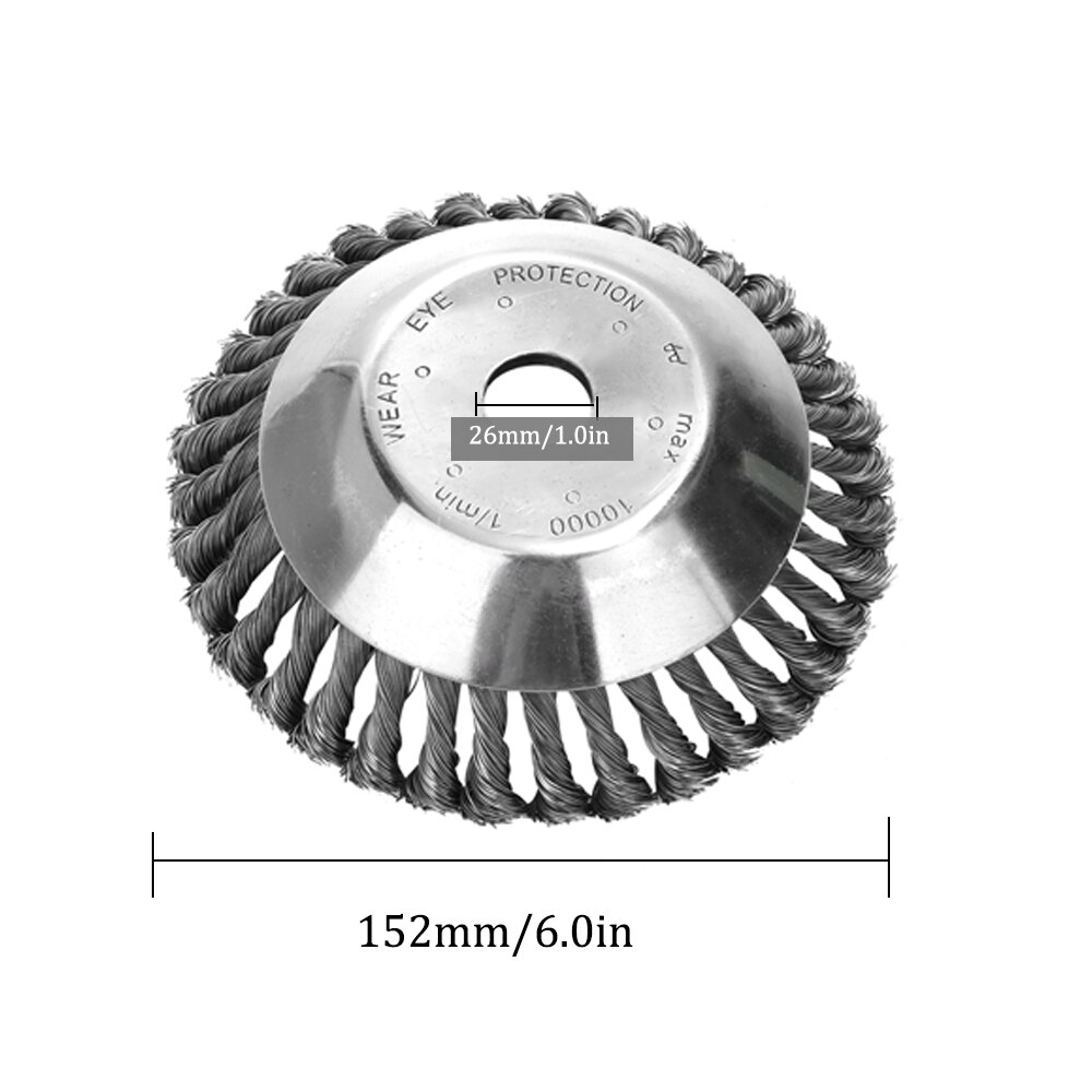 Grass Cutter Trimmer Parts General Wear-Resistant Multifunctional Steel Wire Rust Removal Weeding Plate Lawn Mower Accessories: style2