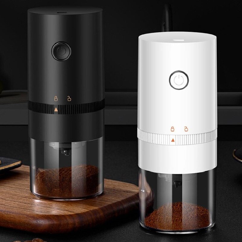 KATA Electric Coffee Grinder Automatic Beans Mill Portable Espresso Machine Maker for Cafe Home Travel USB Rechargeable