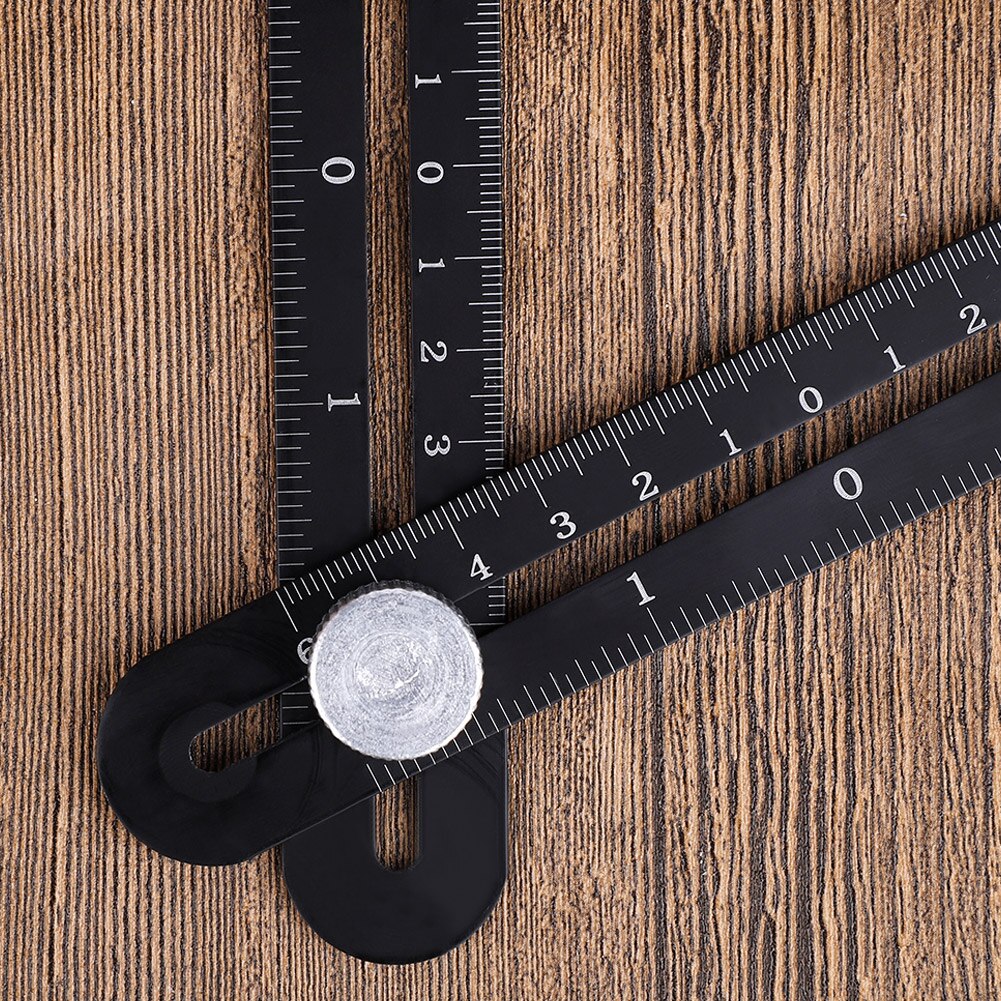 6 klapp Multi Winkel Messen Lineal Keramik Fliesen See Positionierung Herrscher Metall Vorlage See schlagen Zubehör Mit Bohren führen
