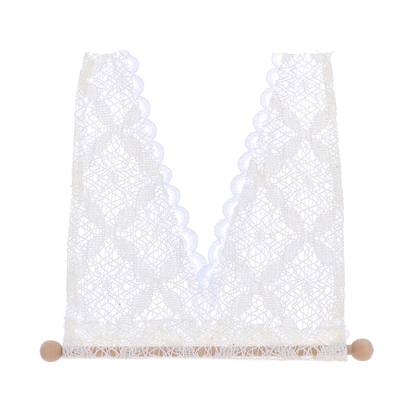 1:12 Mini Curtain Golden Rod Exquisite Lace Curtain Dollhouse Miniature Dollhouse Miniature AlloyFurniture Windows Accessories: 2