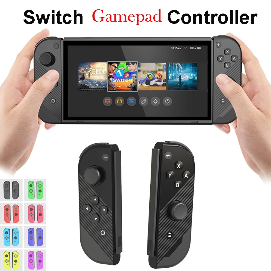 Voor Nintendo Switch Gampad Controller Vervanging Links Rechts Handvat Joystick Zwarte Behuizing Ondersteuning Ns Reizen Accessoire